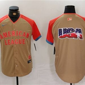American League Cream 2024 All-Star Big Logo Limited Stitched Jersey