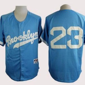 Dodgers #23 Adrian Gonzalez Light Blue Cooperstown Stitched Jersey