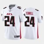 Atlanta Falcons #24 A.J. Terrell 2020 White Vapor Untouchable Limited Stitched Jersey