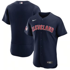 Cleveland Guardians Blank Navy Flex Base Stitched Jersey