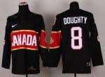Olympic 2014 CA. #8 Drew Doughty Black Stitched Jersey