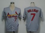 Cardinals #7 Matt Holliday Stitched Grey Jersey