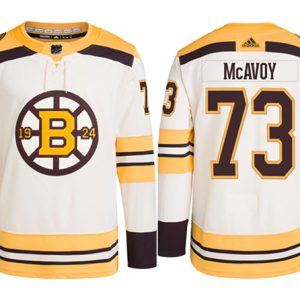 Boston Bruins #73 Charlie McAvoy White Stitched Jersey