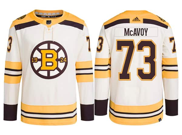 Boston Bruins #73 Charlie McAvoy White Stitched Jersey