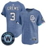 Washington Nationals #3 Dylan Crews Blue 2025 City Connect Limited Stitched Jersey