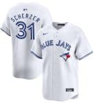 Toronto Blue Jays #31 Max Scherzer White 2024 Home Limited Stitched Jersey