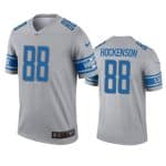 Detroit Lions #88 T.J. Hockenson Gray Inverted Legend Jersey