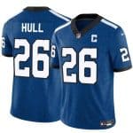 Indianapolis Colts #26 Evan Hull Blue 2024 F.U.S.E. Throwback Vapor Limited Stitched Jersey