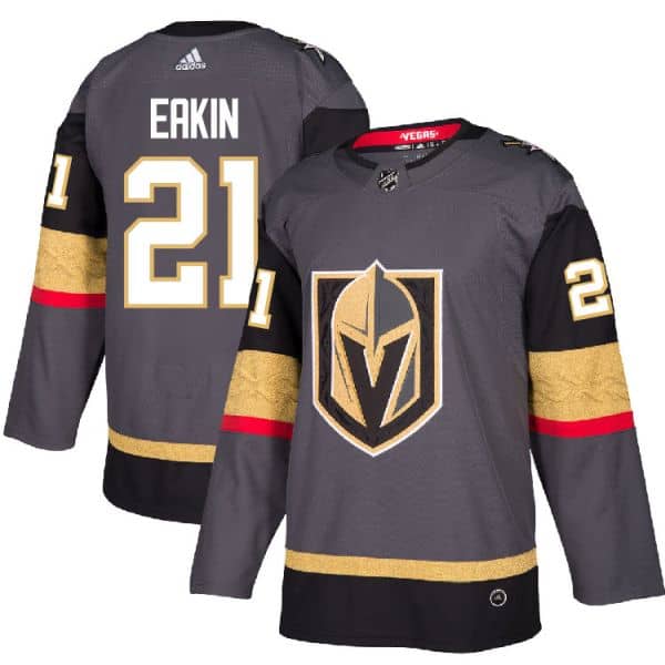 Vegas Golden Knights #21 Cody Eakin Gray Home Stitched Hockey Jersey