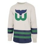 Carolina Hurricanes White Senior Vintage Whalers Stitched Jersey