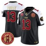 San Francisco 49ers #13 Brock Purdy Balck F.U.S.E. Golden Gate Bridge With 1-Star C Patch Alternate Vapor Limited Stitched Jersey