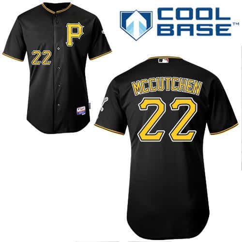 Pirates #22 Andrew McCutchen Black Stitched Jersey