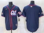 American League Tampa Bay Rays Blank Navy 2025 All-Star Edition Limited Stitched Jersey