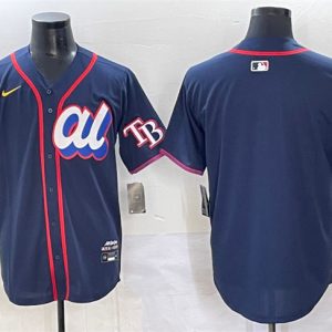 American League Tampa Bay Rays Blank Navy 2025 All-Star Edition Limited Stitched Jersey