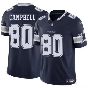 Dallas Cowboys #80 Parris Campbell Navy 2025 F.U.S.E. Vapor Untouchable Limited Stitched Jersey