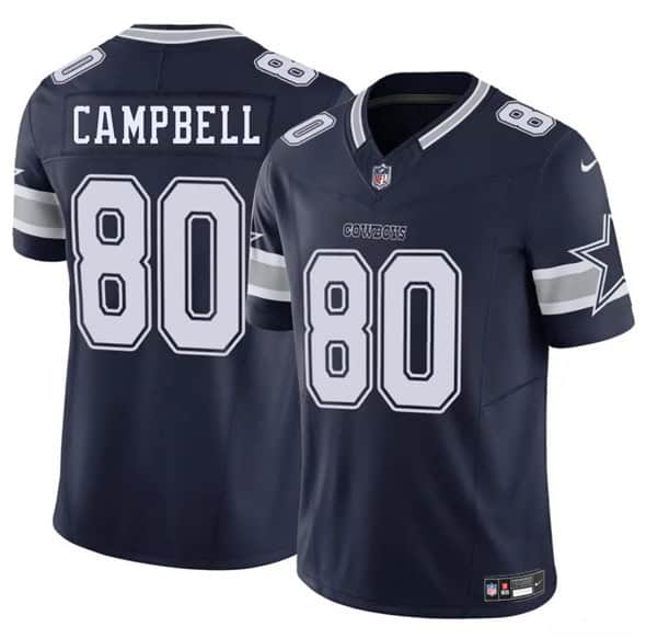 Dallas Cowboys #80 Parris Campbell Navy 2025 F.U.S.E. Vapor Untouchable Limited Stitched Jersey