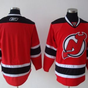 Devils Blank Stitched Red Jersey