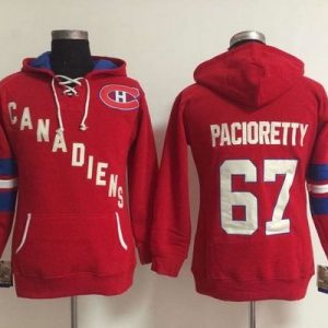 Montreal Canadiens #67 Max Pacioretty Red Old Time Heidi NHL Hoodie