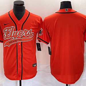 Philadelphia Flyers Blank Orange Cool Base Stitched Jersey