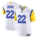 Los Angeles Rams #22 Blake Corum White 2024 Draft Vapor Untouchable Stitched Jersey