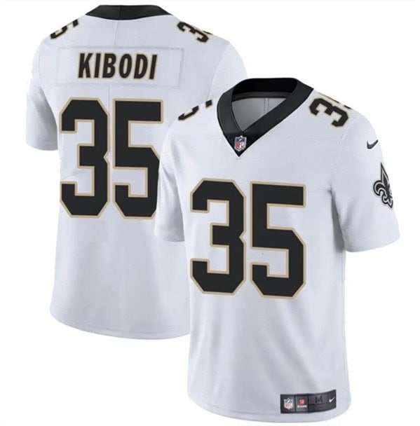 New Orleans Saints #35 Jacob Kibodi White Vapor Limited Stitched Jersey