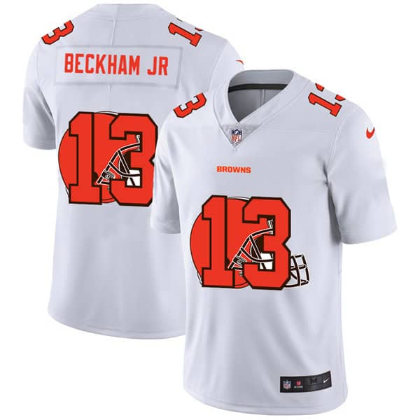 Cleveland Browns #13 Odell Beckham Jr. White Stitched Jersey