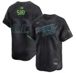 Tampa Bay Rays #22 Jose Siri Charcoal 2024 City Connect Limited Stitched Jersey