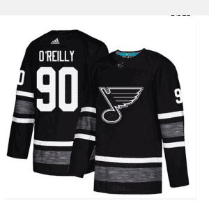 St. Louis Blues #90 Ryan O Reilly Black Stitched Jersey