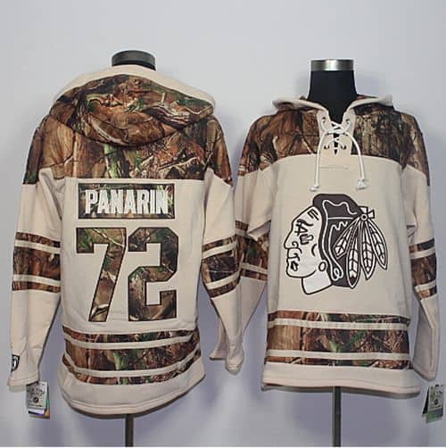 Blackhawks #72 Artemi Panarin Cream Camo Stitched Jersey