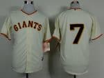 Giants #7 Gregor Blanco Cream Home Cool Base Stitched Jersey