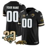 Jacksonville Jaguars Custom Black F.U.S.E. With 30th Seasons Patch Vapor Limited Stitched Jersey