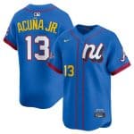 National League #13 Ronald Acuna Jr. Blue 2025 All-Star Edition Limited Stitched Jersey