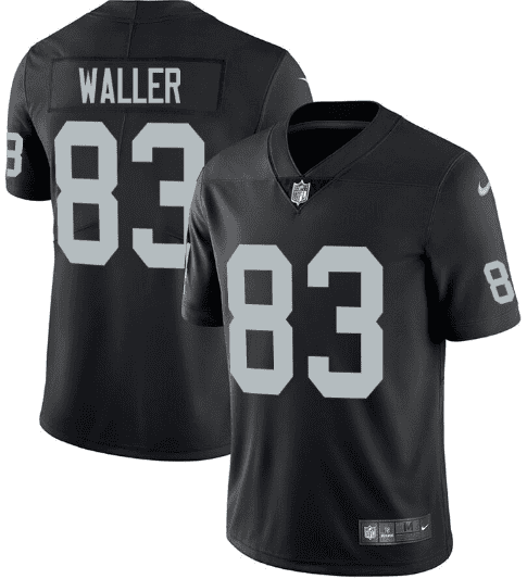 Raiders #83 Darren Waller Black Vapor Untouchable Limited Stitched Jersey