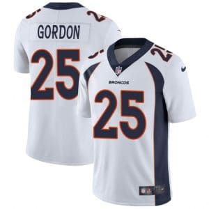 Denver Broncos #25 Melvin Gordon White Vapor Untouchable Limited Stitched Jersey