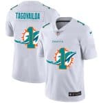 Miami Dolphins #1 Tua Tagovailoa White Stitched Jersey