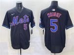 New York Mets #5 David Wright Black Limited Stitched Jersey