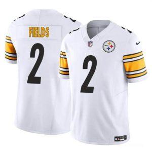Pittsburgh Steelers #2 Justin Fields White 2024 F.U.S.E.Vapor Untouchable Limited Stitched Jersey