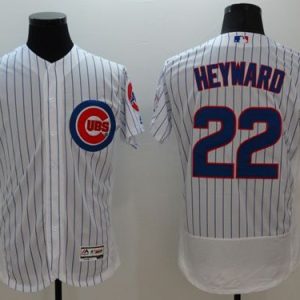 Cubs #22 Jason Heyward White Flexbase Authentic Collection Stitched Jersey