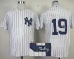 Yankees #19 Masahiro Tanaka White Autographed Stitched Jersey
