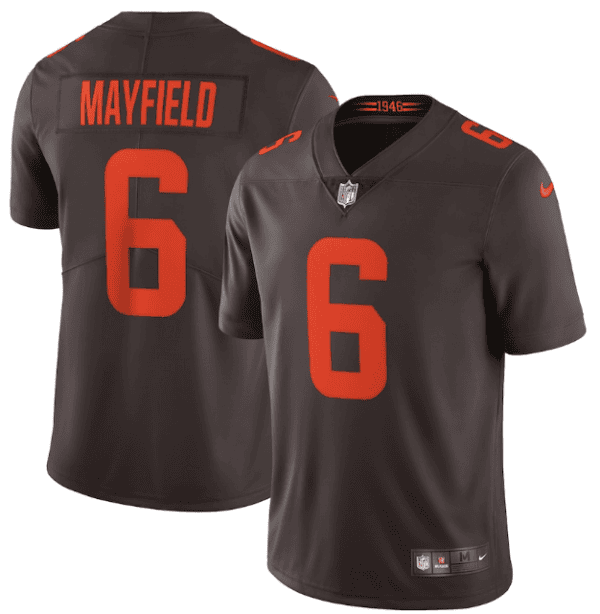Cleveland Browns #6 Baker Mayfield New Brown Alternate Vapor Untouchable Limited Stitched Jersey