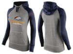Nike Denver Broncos Performance Hoodie Grey Dark Blue