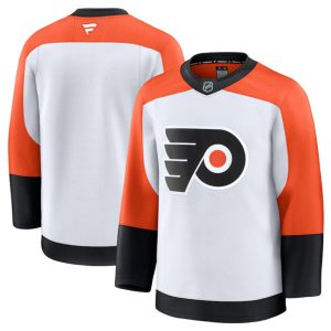 Philadelphia Flyers Blank White 2024-25 Away Stitched Jersey