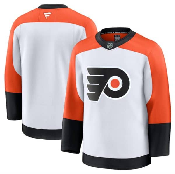 Philadelphia Flyers Blank White 2024-25 Away Stitched Jersey