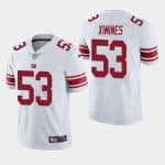 Giants #53 Oshane Ximines White Vapor Untouchable Limited Stitched Jersey