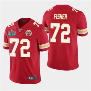Chiefs #72 Eric Fisher Red Super Bowl LIV Vapor Untouchable Limited Stitched Jersey