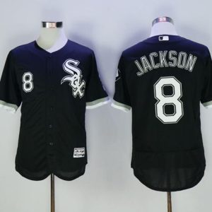 White Sox #8 Bo Jackson Black Flexbase Authentic Collection Stitched Jersey