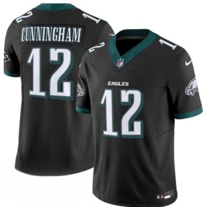 Philadelphia Eagles #12 Randall Cunningham Black 2024 New F.U.S.E. Vapor Untouchable Limited Jersey