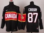 Olympic 2014 CA. #87 Sidney Crosby Black Stitched Jersey