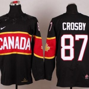 Olympic 2014 CA. #87 Sidney Crosby Black Stitched Jersey
