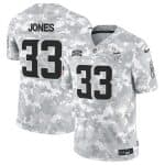 Minnesota Vikings #33 Aaron Jones Arctic Camo 2024 F.U.S.E. Salute To Service Limited Stitched Jersey